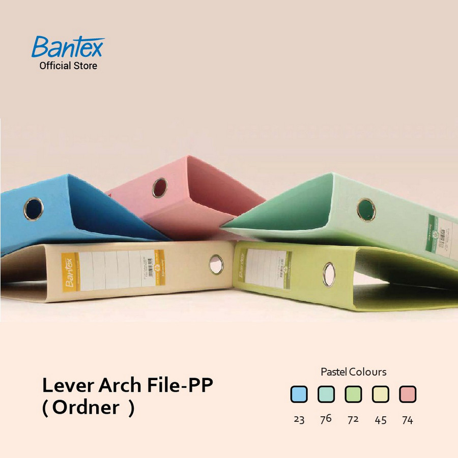 Ordner Bantex Lever Arch File A5 Kwitansi Berlapis PP Tebal 7 cm - utama